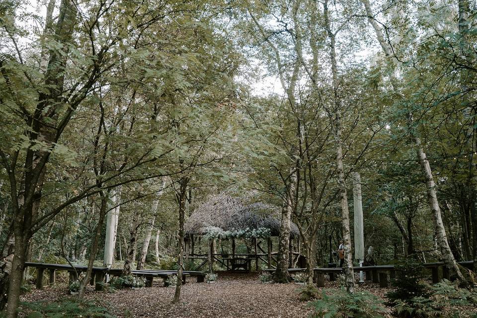 Woodland hut