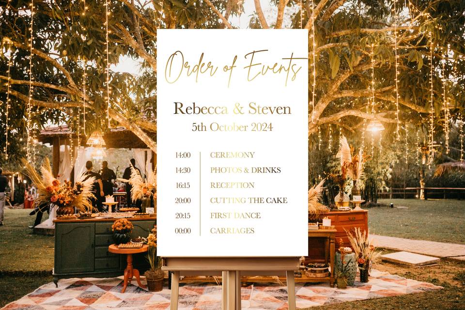 Order Of Events