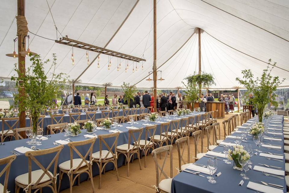 Wedding Breakfast in a Marquee