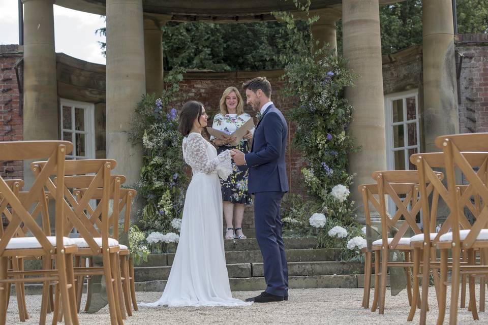 Ceremony under the cupola