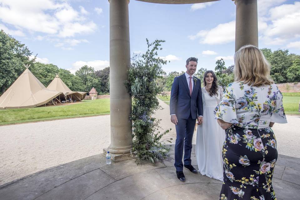 Ceremony under the cupola