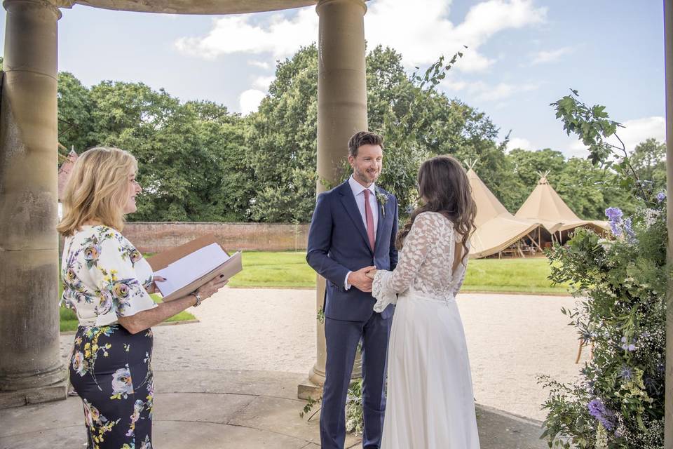 Ceremony under the cupola