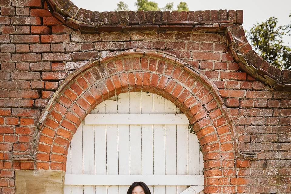 Summer wedding bridesmaid