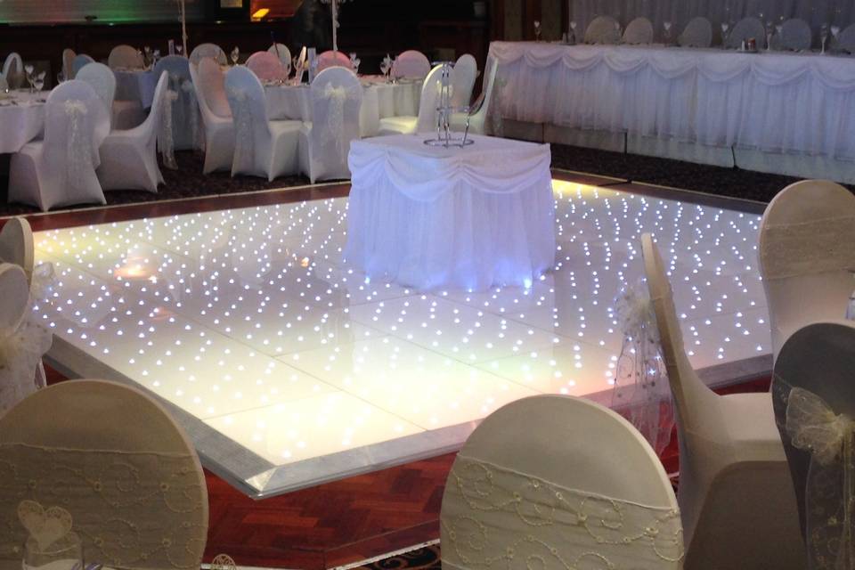 Led dance floor hire