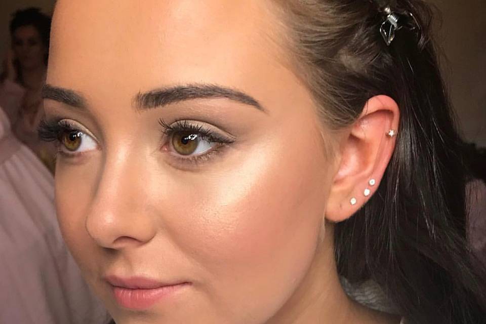 Wedding makeup in Wales