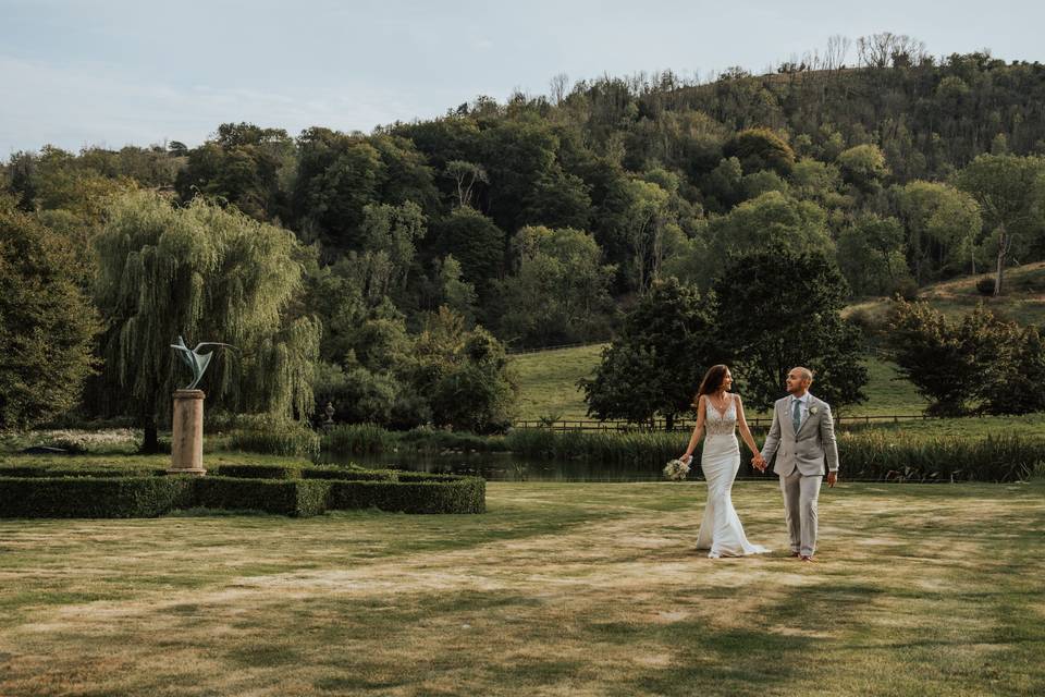 Sussex countryside wedding.