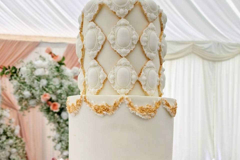 4-Tier Weding Cake