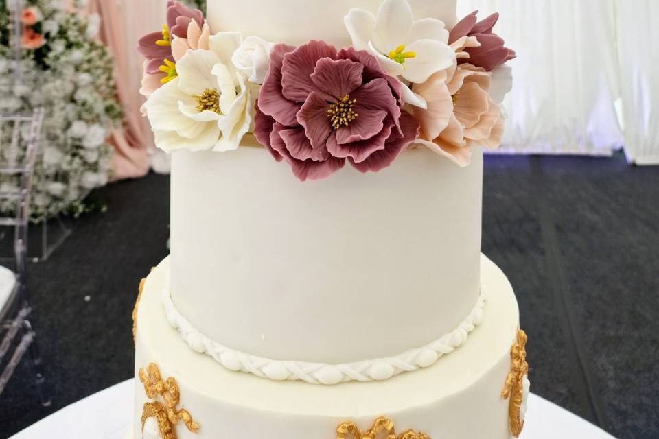 4-Tier Weding Cake