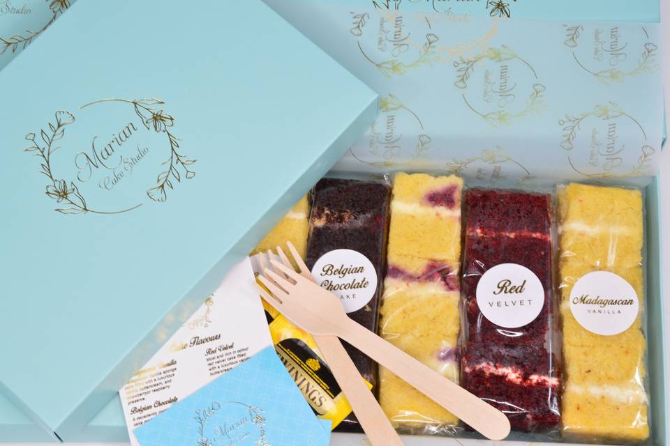 Cake Tasting Box - 5 flavours