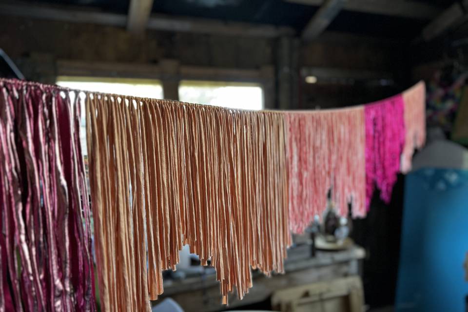 Ceiling/ backdrop tassels