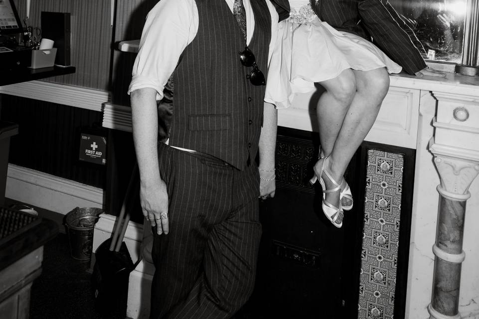 Couple Shot in the Bar