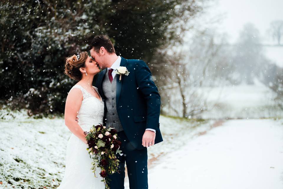 Winter Wedding, White Hart