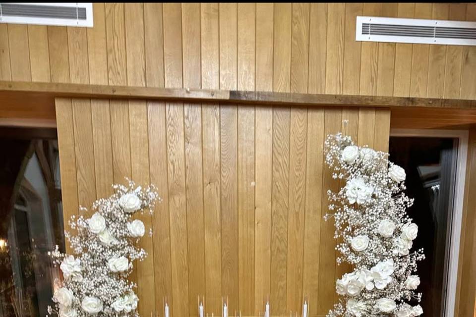 New!!!! Floral pillar arch’s