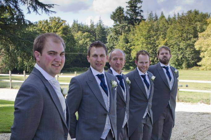 The groom and ushers