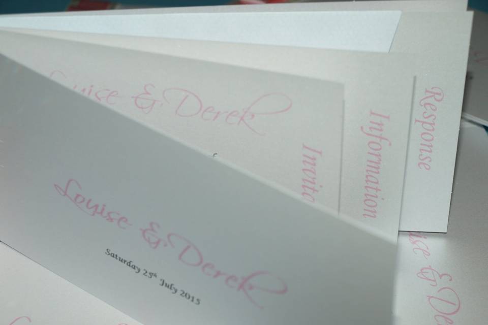 Claire Louise Wedding Stationery