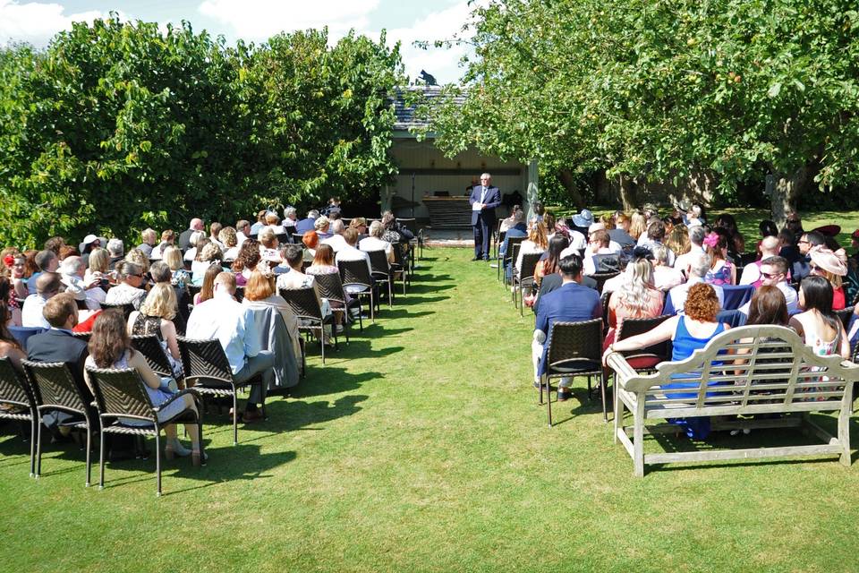 Garden ceremony