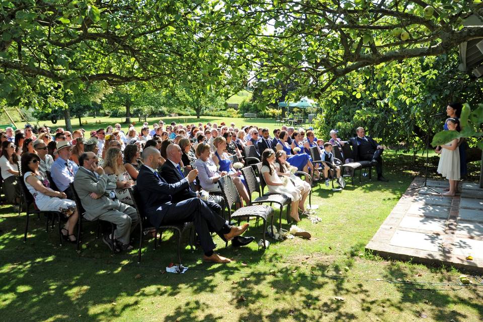 Garden ceremony