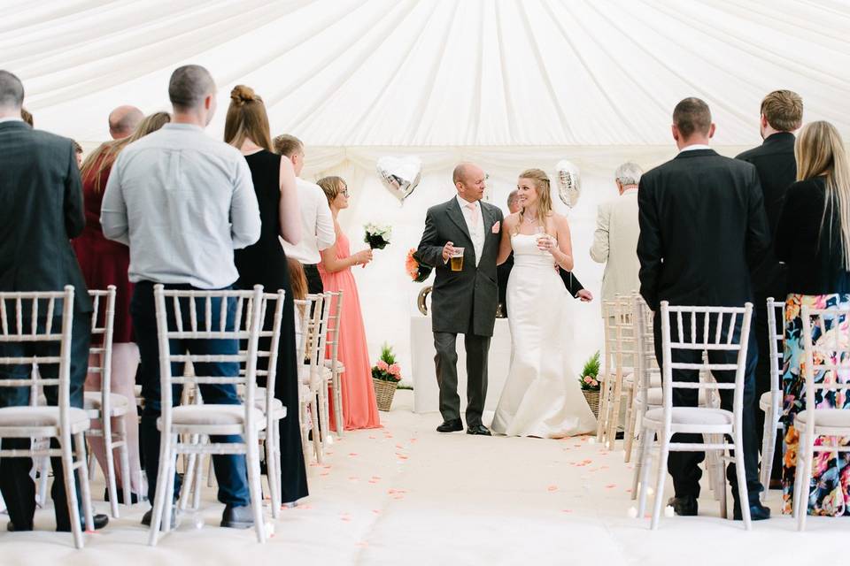 Wedding marquee