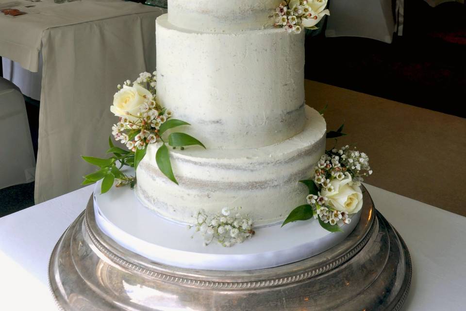 Buttercream wedding cake