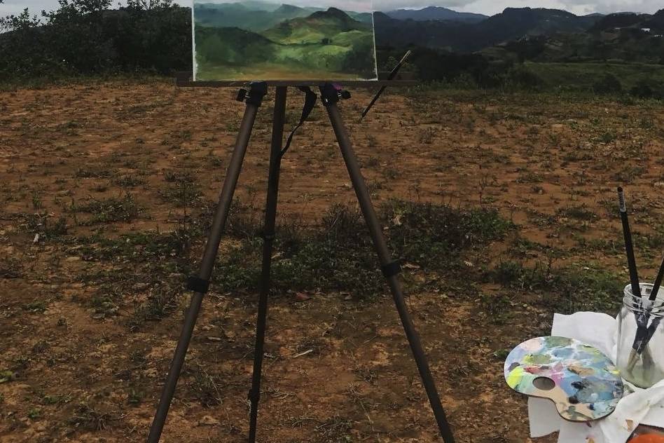 Landscape Live Painting