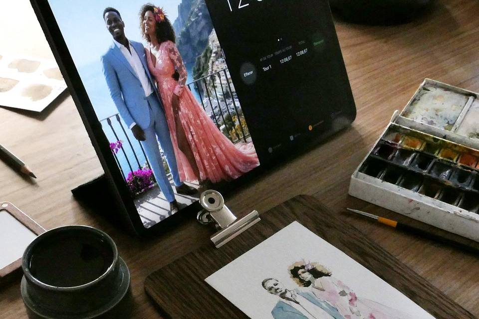 12 minutes quick portrait