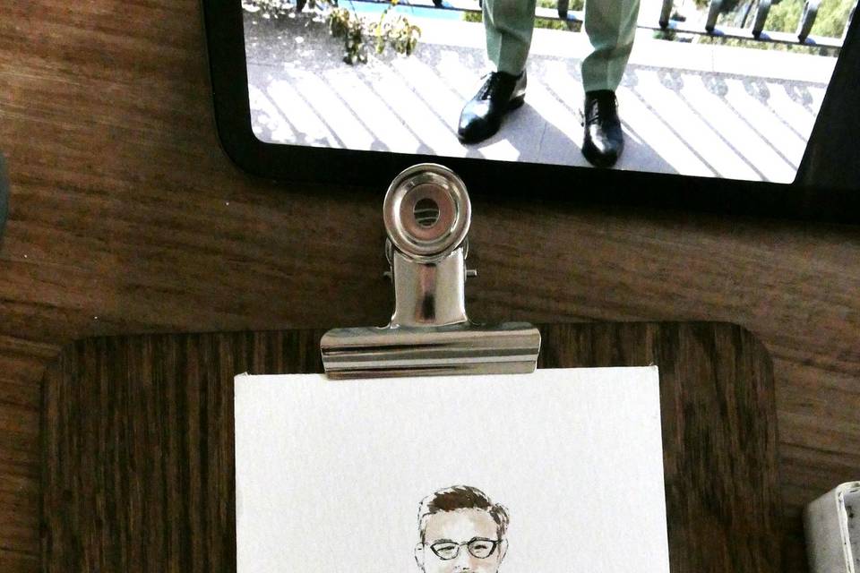 8 minutes quick portrait