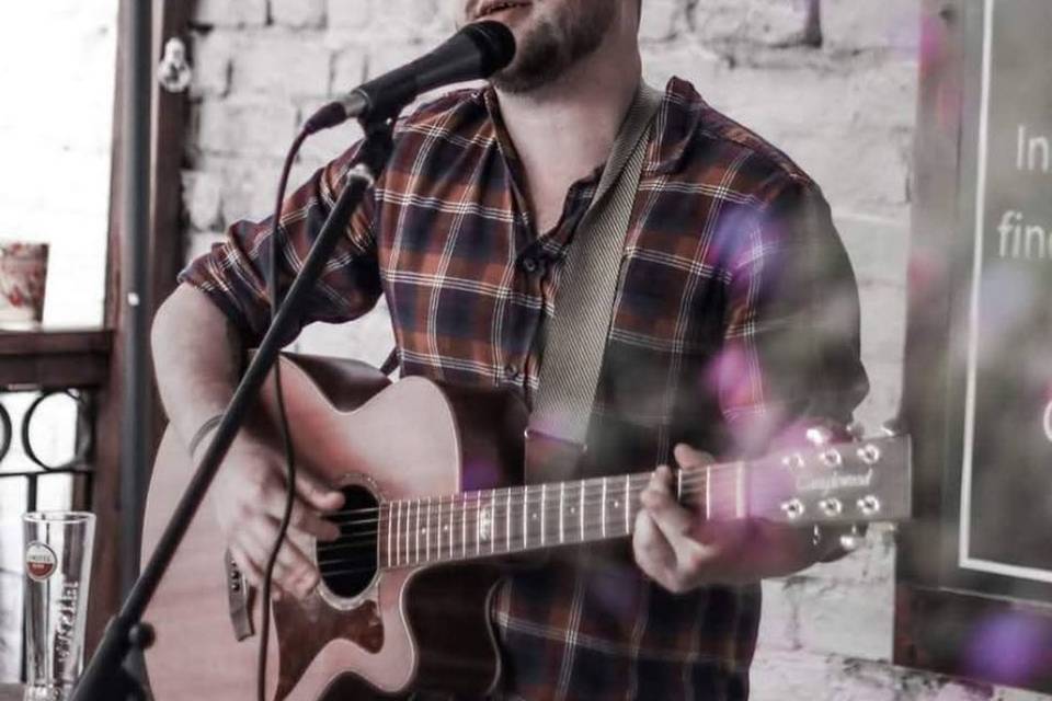 Me performing at a private fun