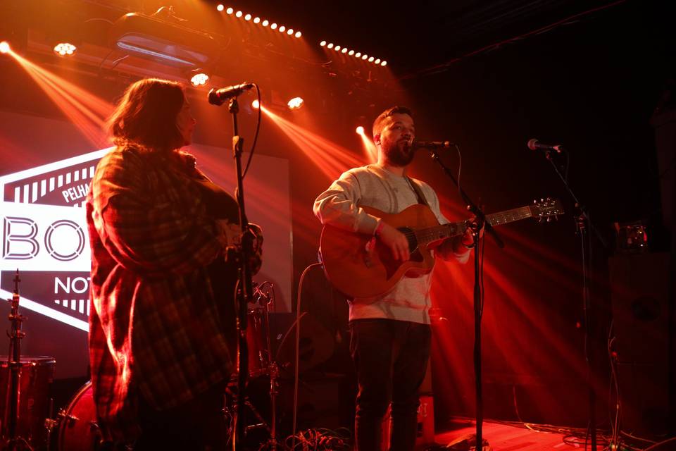 Me performing in a duo
