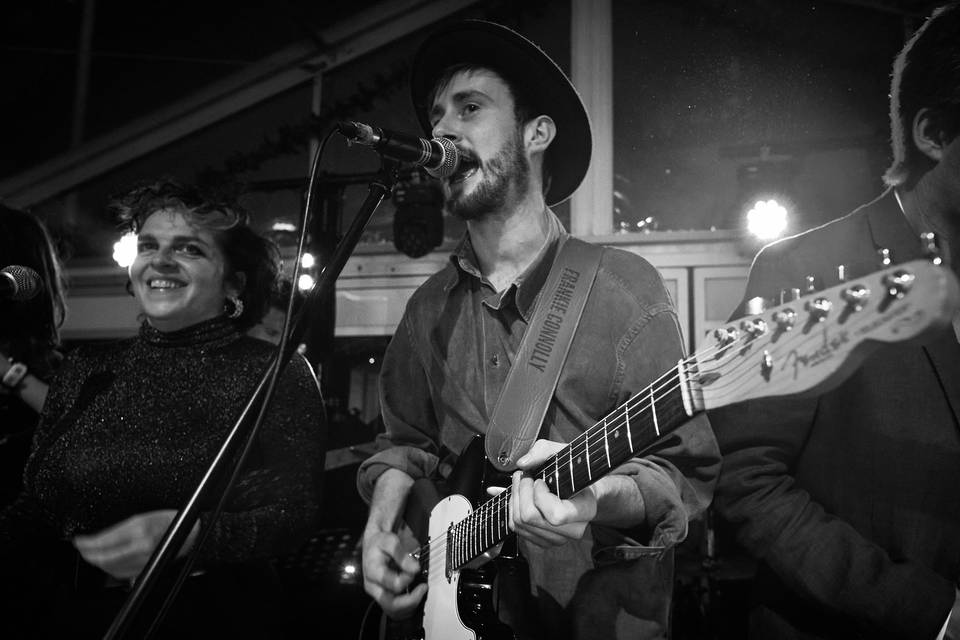 BAND in the marquee