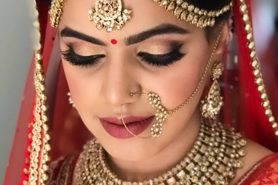 Asian bridal makeup