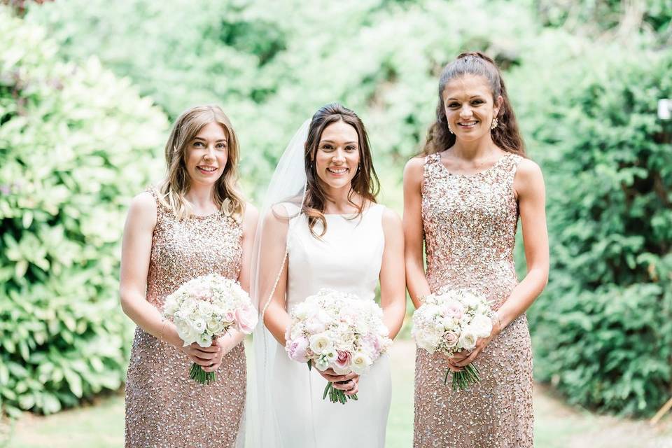 Bridal and bridesmaids makeup