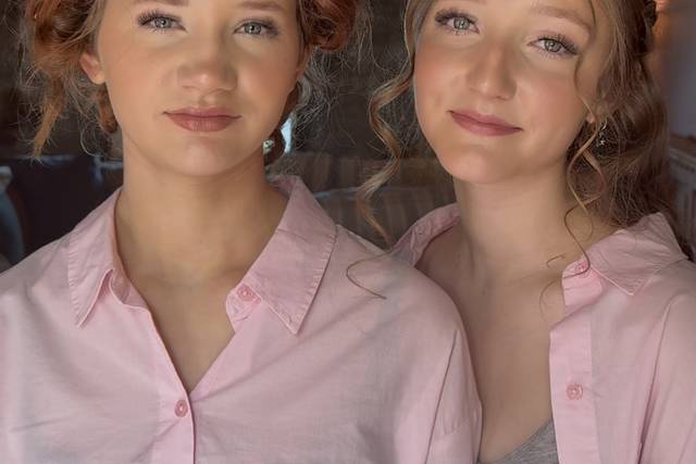 Natural bridesmaids
