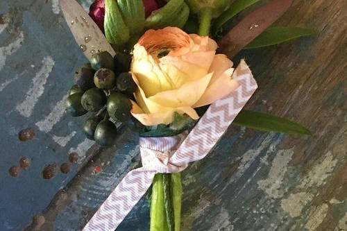 Ranunculus buttonhole