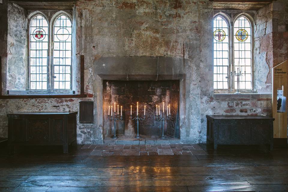 The Great Hall fireplace