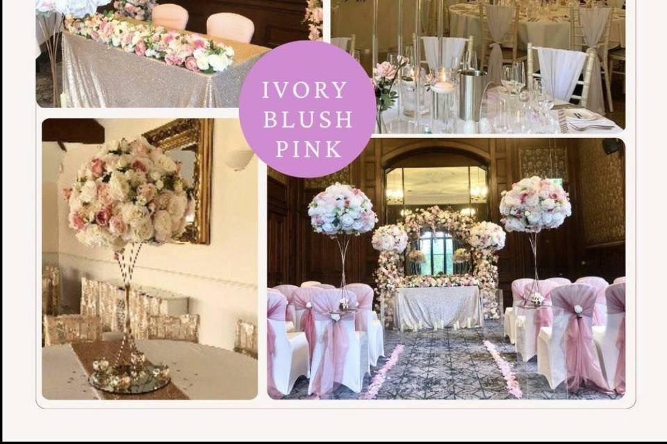 Ivory pink range