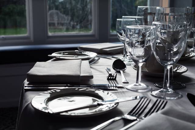 Wedding Breakfast set up