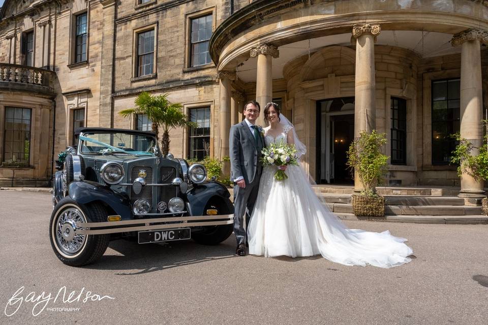 Beamish Hall Wedding Car