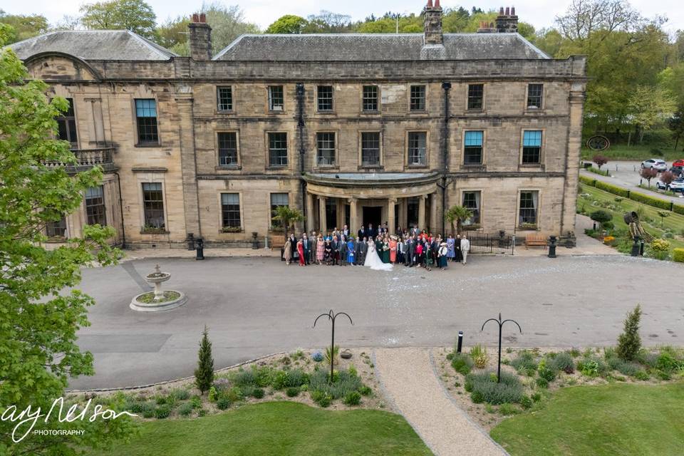 Beamish Hall Drone wide