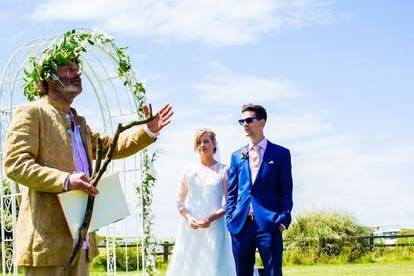 Grand house and garden wedding