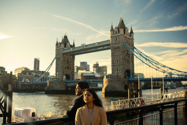 Pre-wedding at London Bridge