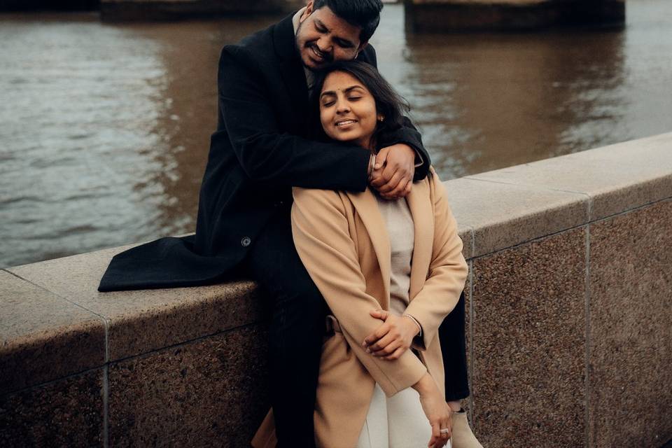 Pre-wedding at London Bridge