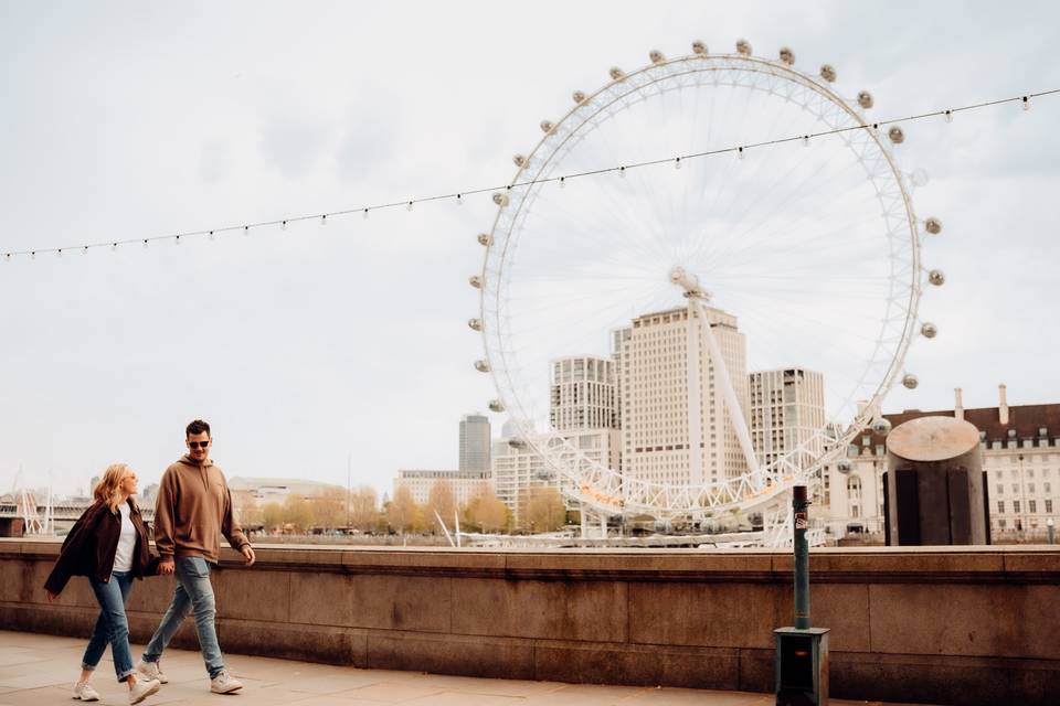 Pre-wedding at london eye