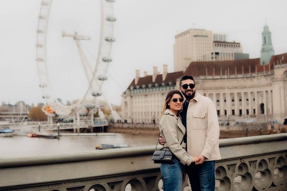 Pre-wedding at london eye