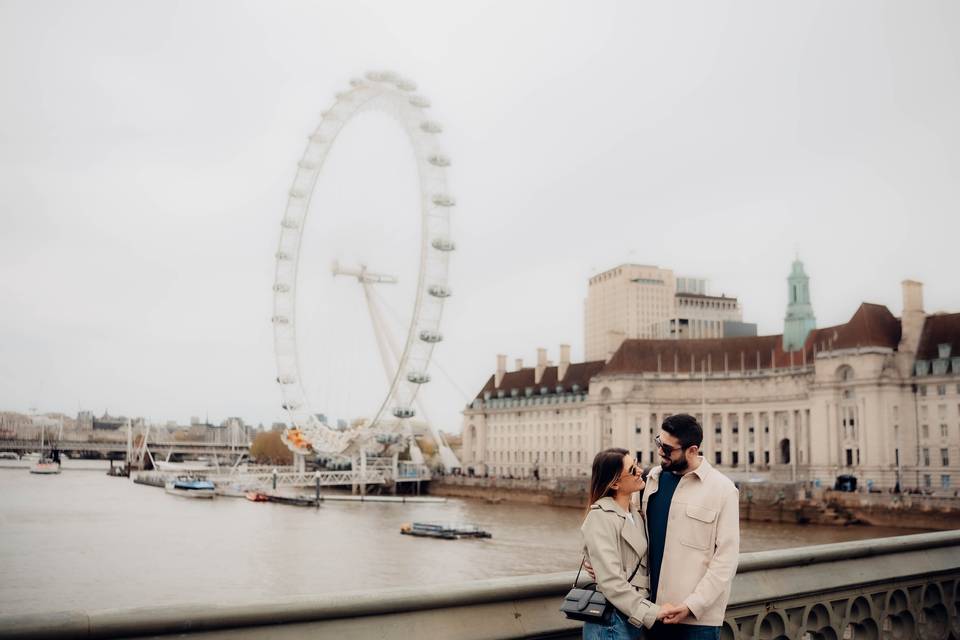 Pre-wedding at london eye