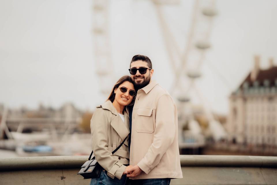 Pre-wedding at london eye