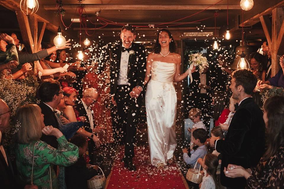 Red Carpet Confetti Walk