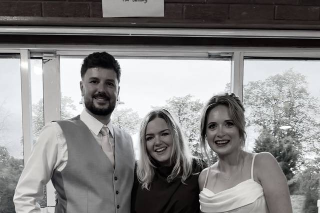 The lovely bride and groom 🤍