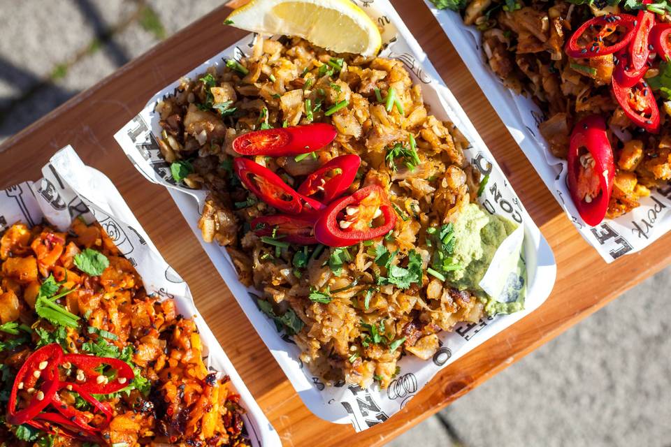 Vibrant chicken kottu