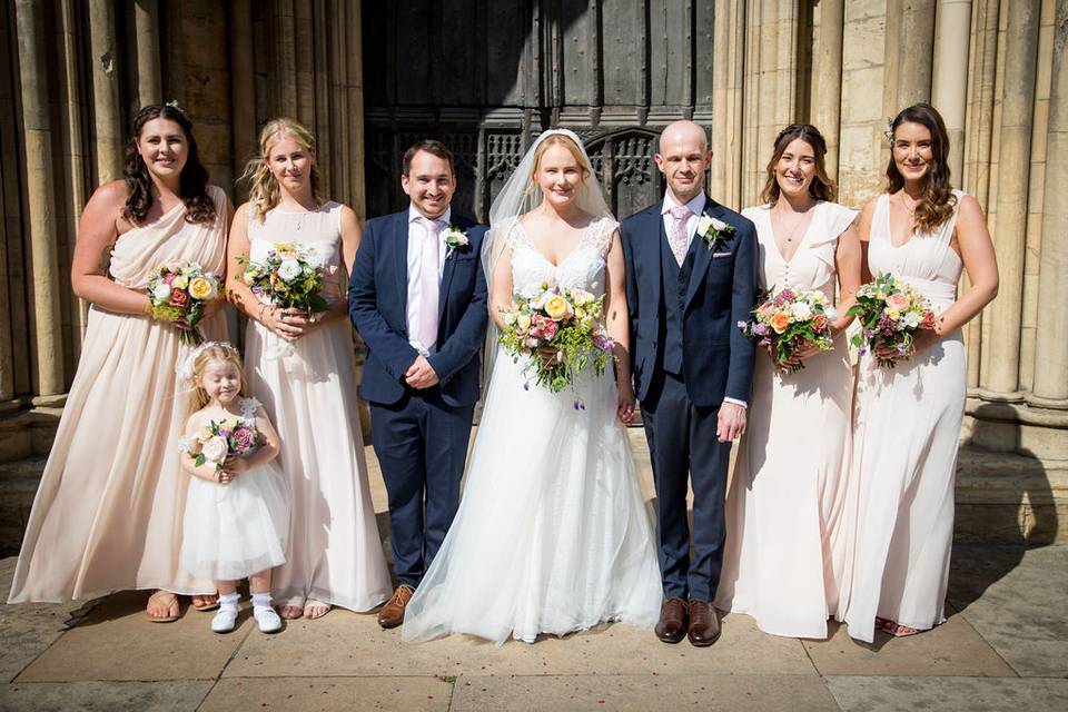 York Minster wedding