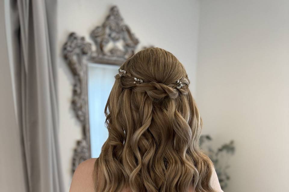 Half up half down